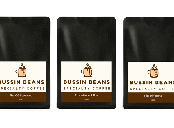 Bussin Beans Blends Taster Pack 250G